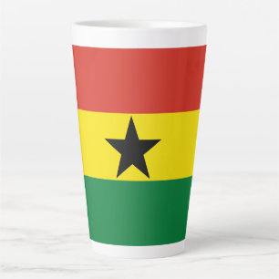 Ghana flag latte mug