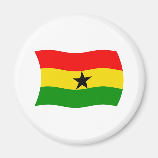 Ghana Flag Magnet (Front)