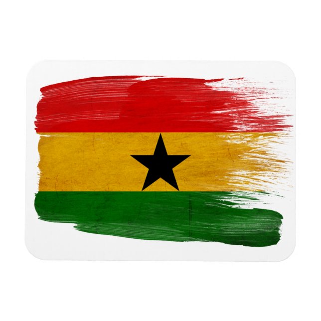 Ghana Flag Magnet (Horizontal)
