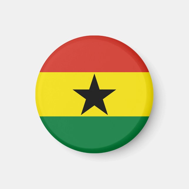 Ghana flag magnet (Front)
