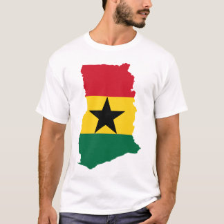 Ghana flag map T-Shirt