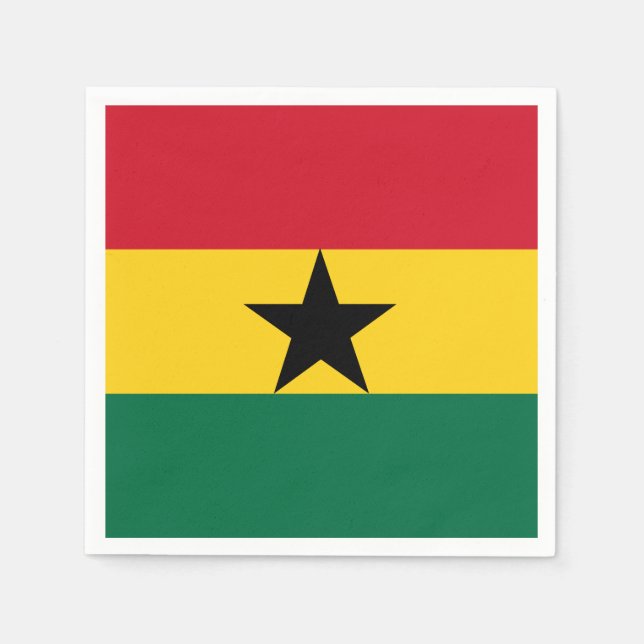 Ghana Flag Napkin (Front)