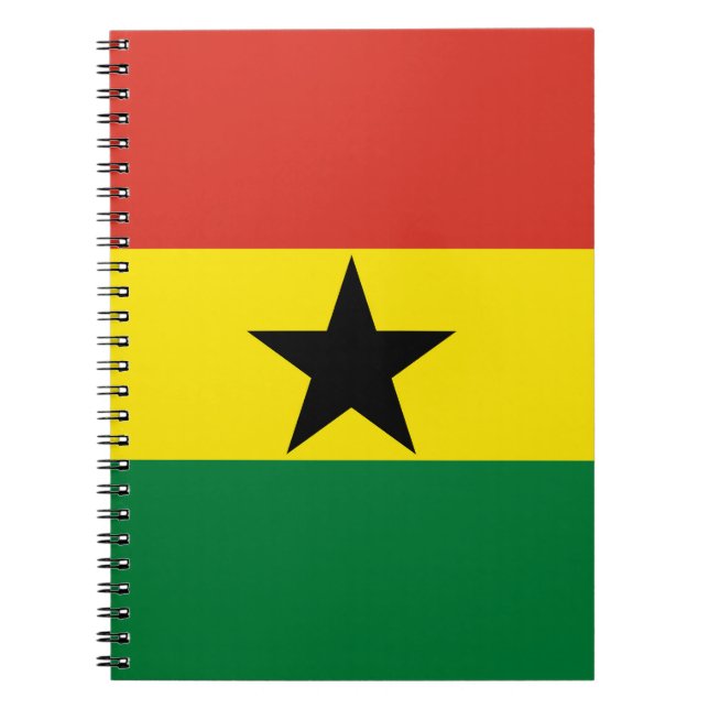 Ghana flag notebook (Front)