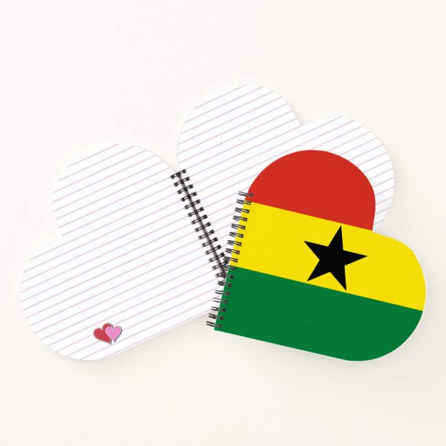 Ghana flag notebook (Inside)