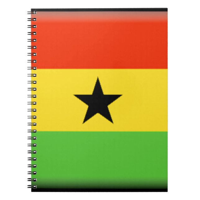 Ghana Flag Notebook (Front)