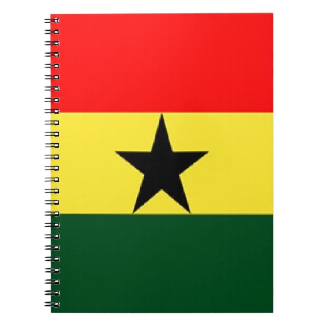 Ghana flag notebook (Front)