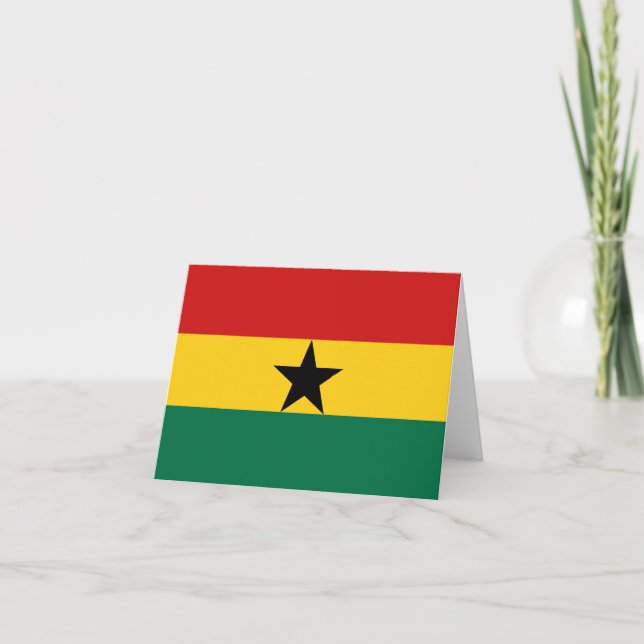 Ghana Flag Notecard (Front)