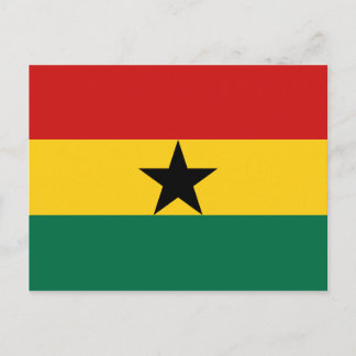 Ghana Flag Postcard