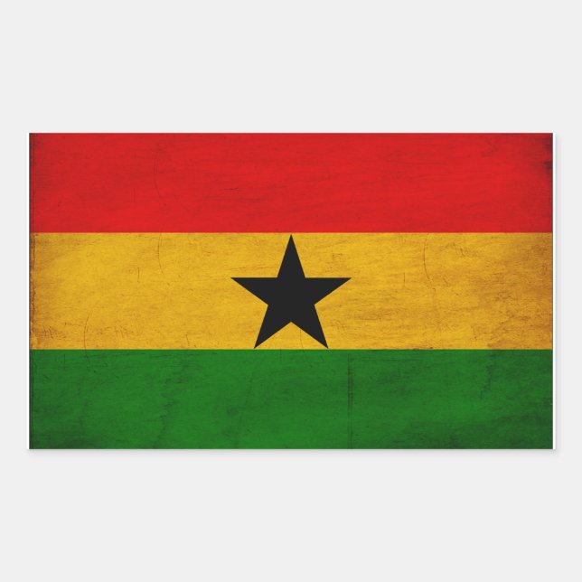 Ghana Flag Sticker (Front)