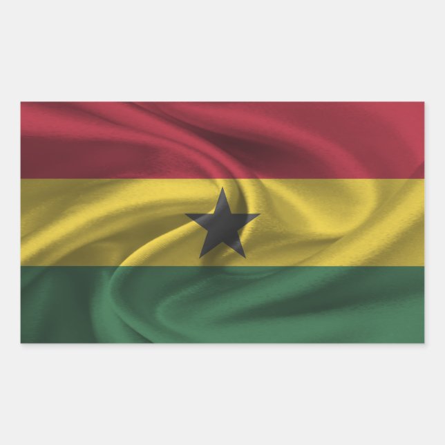  Ghana Flag Sticker (Front)