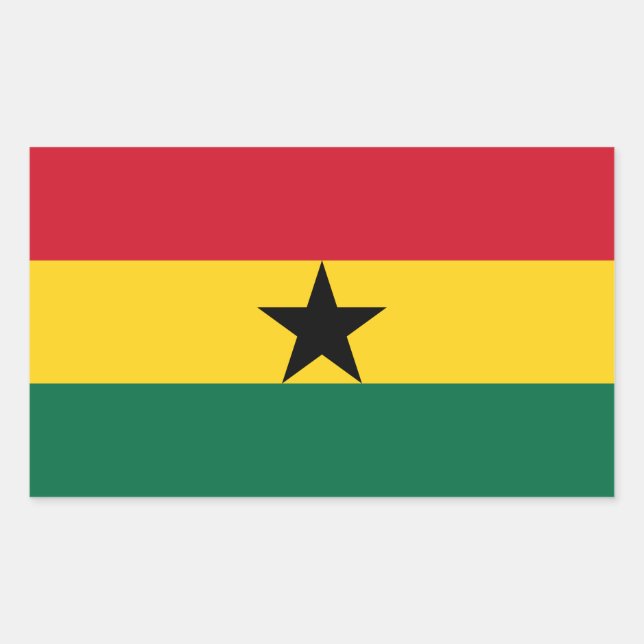 Ghana Flag Sticker (Front)