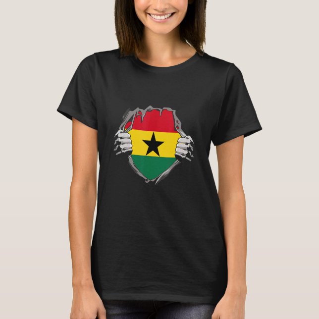 Ghana Flag T-Shirt (Front)