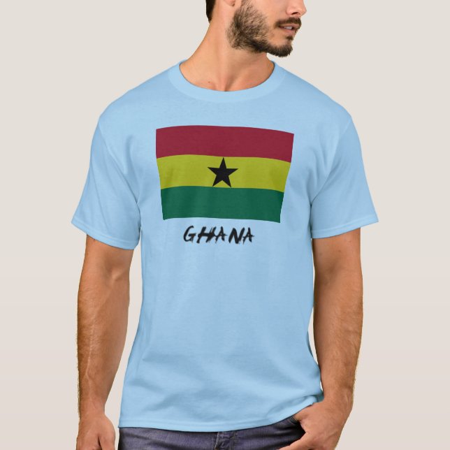 Ghana Flag T-Shirt (Front)