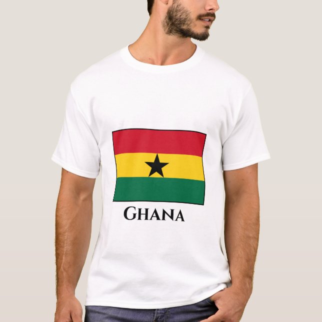 Ghana Flag T-Shirt (Front)