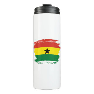 Ghana flag thermal tumbler