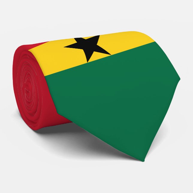 Ghana Flag Tie (Rolled)