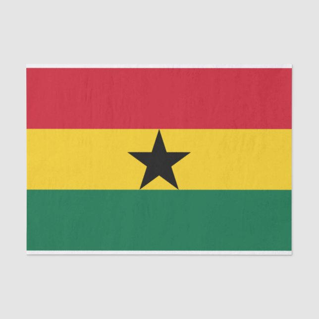 Ghana Flag Tissue Paper (Front)