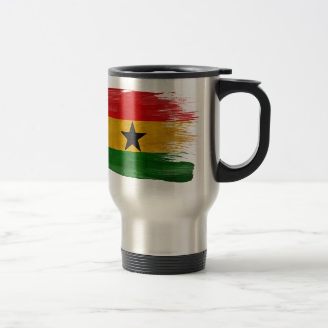 Ghana Flag Travel Mug (Right)