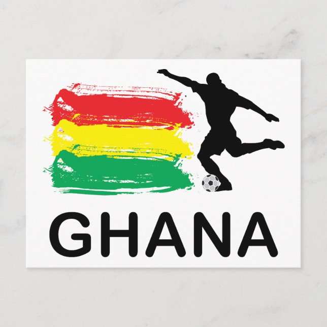 Ghana Football Postcard (Front)