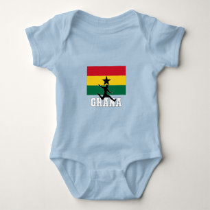 Ghana Football Soccer National Team Baby Bodysuit