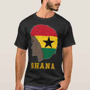 Ghana Ghanaian Flag Africa Proud Princess Queen Me T-Shirt