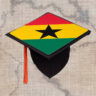 Ghana & Ghanaian Flag - Students / University Grad Graduation Cap Topper