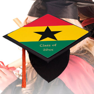 Ghana & Ghanaian Flag - Students / University Graduation Cap Topper
