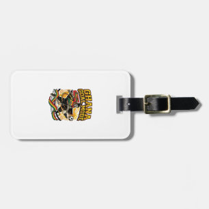Ghana Goal Mode Skeleton Striker Nations Streetwea Luggage Tag