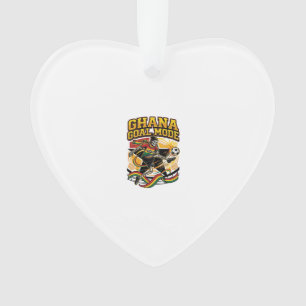 Ghana Goal Mode Skeleton Striker Nations Streetwea Ornament