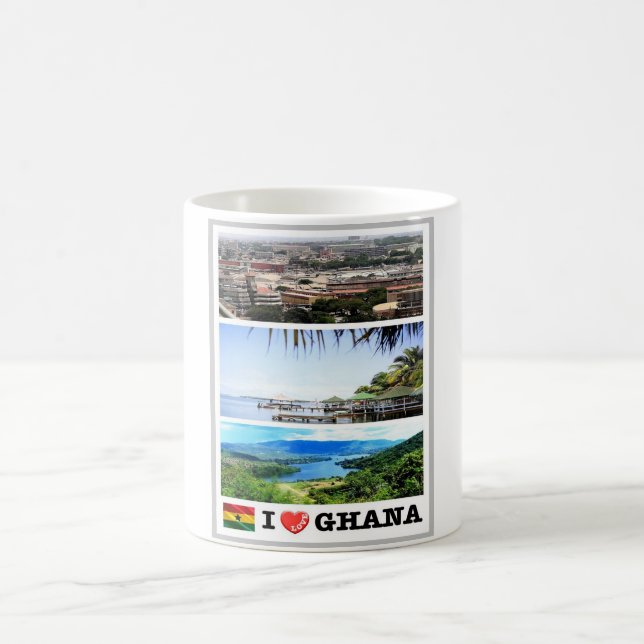 Ghana - I Love - Coffee Mug (Center)