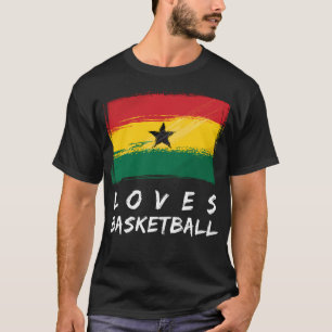 Ghana Loves Basketball T-Shirt