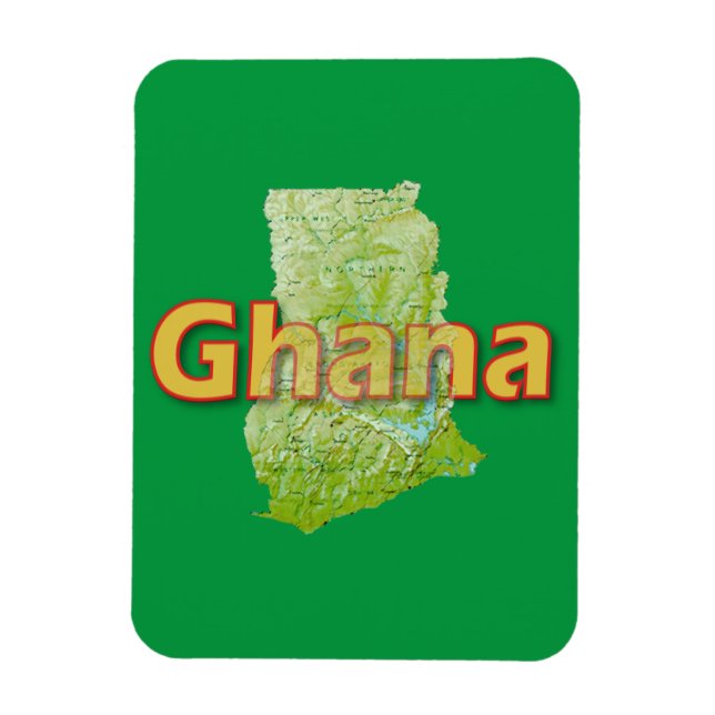 Ghana Magnet (Vertical)