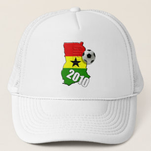 Ghana Map flag of Ghana soccer ball gifts Trucker Hat