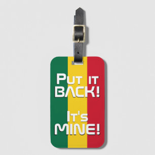 Ghana National Flag Patriotic Luggage Tag