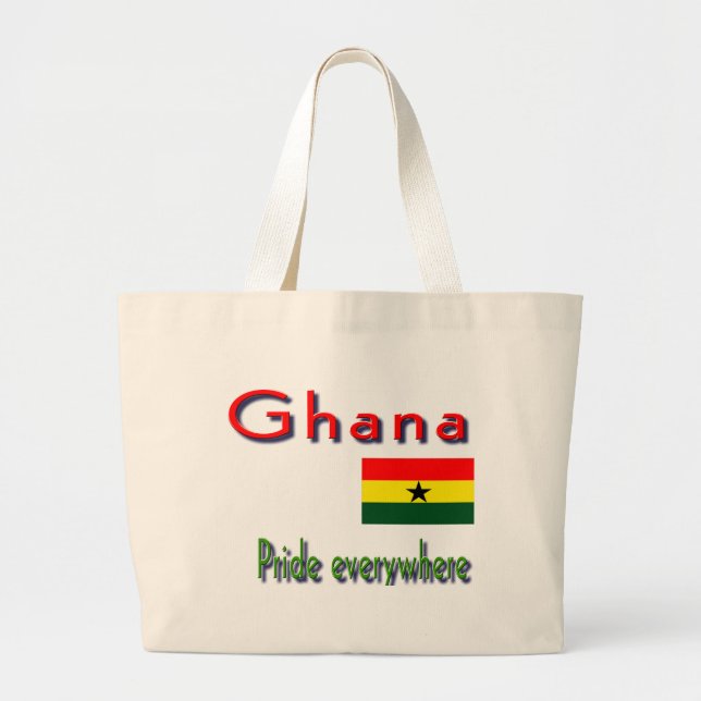 Ghana pride large tote bag (Front)