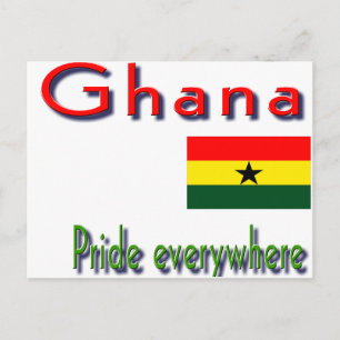 Ghana pride postcard