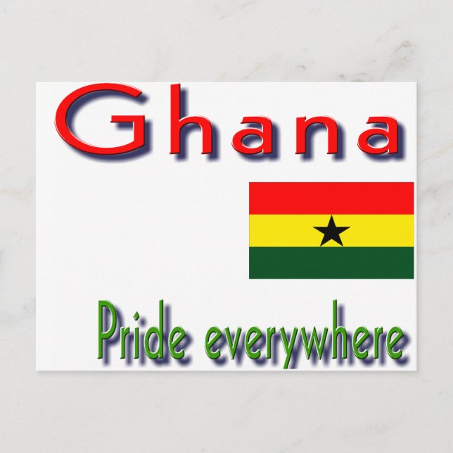 Ghana pride postcard (Front)