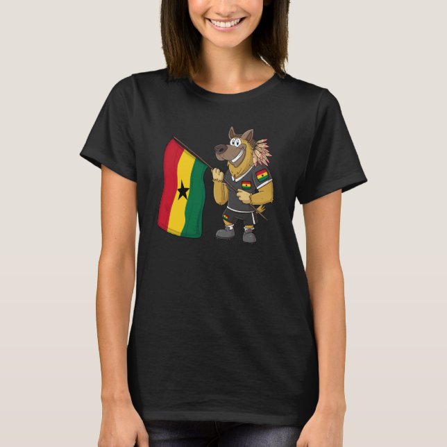 Ghana Rasta Dog T-Shirt (Front)