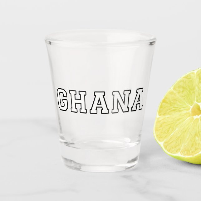 Ghana Shot Glass (Front)