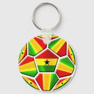 Ghana Soccer Keychain