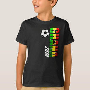 Ghana vertical soccer logo flag of Ghana T-Shirt