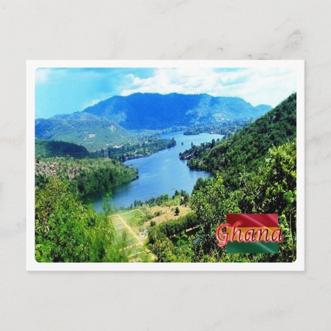 Ghana - Volta Lake - Postcard (Front)