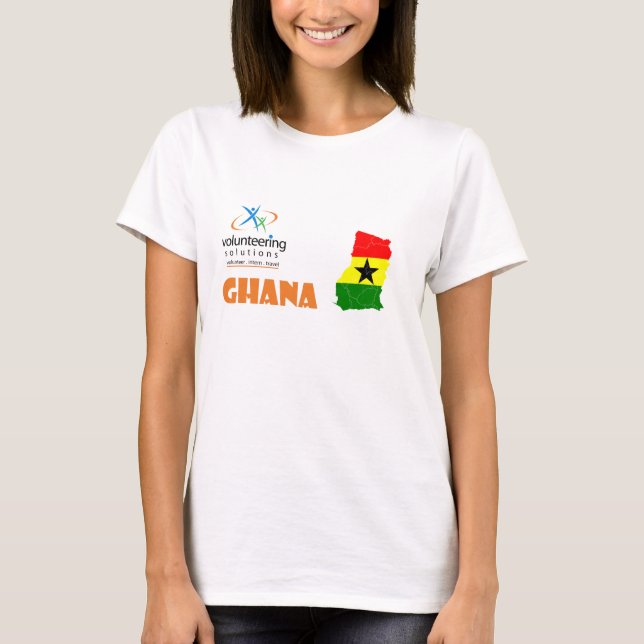 Ghana Volunteer T-shirt - Volunteering Solutions (Front)