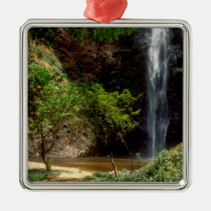 Ghana: Wli Falls, a.k.a. Agumatsa Falls (Volta Metal Ornament