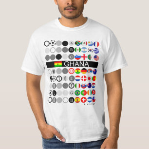 Ghana World Cup 2010 Group D Indicated T-Shirt