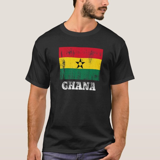 Ghanaian Ghana Flag Pride Ghanaian Flag  1 T-Shirt (Front)