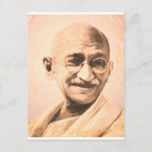 Ghandi Motivation Postcard