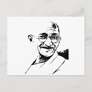 Ghandi Postcard