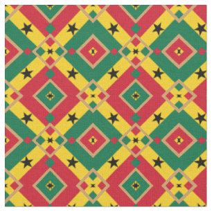 Ghanian Flag & Ghana Trendy Fabric fashion