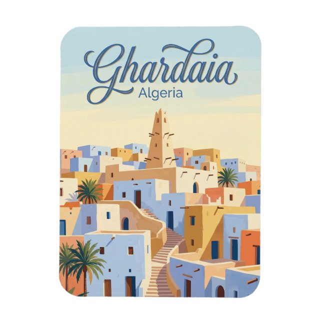Ghardaia Algeria Magnet (Vertical)